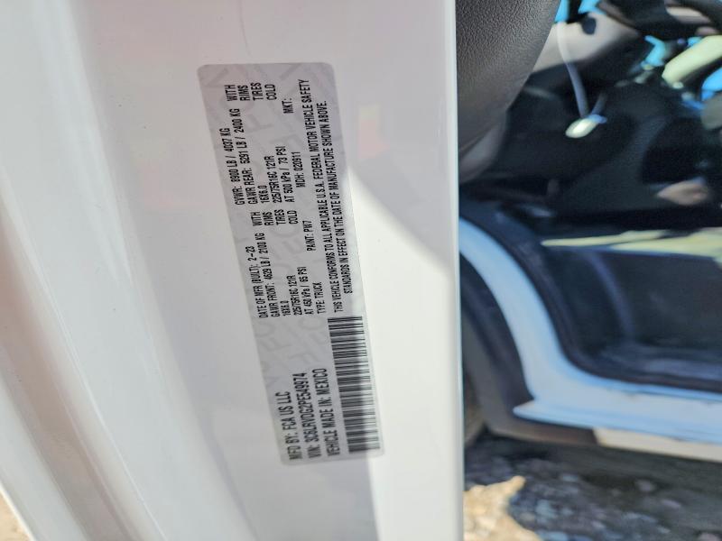 2023 Ram Promaster 2500 მანქანა იყიდება აუქციონზე, vin: 3C6LRVDG2PE549974, აუქციონის ნომერი: 58236386