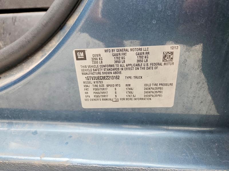 Aukcja sprzedaży 2014 Gmc Sierra, vin: 1GTV2UEC8EZ213162, numer aukcji: 61690936