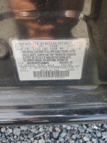 Продаж на аукціоні авто 2015 Niss Versa, vin: 3N1CN7AP2FL838824, номер лоту: 61248086