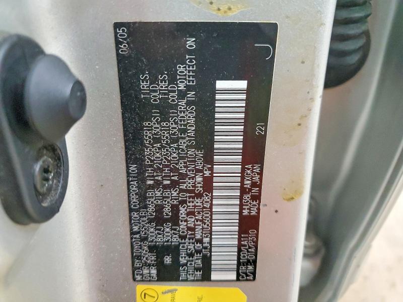 Aukcja sprzedaży 2006 Lexus Rx, vin: JTJHW31U560014082, numer aukcji: 60370076