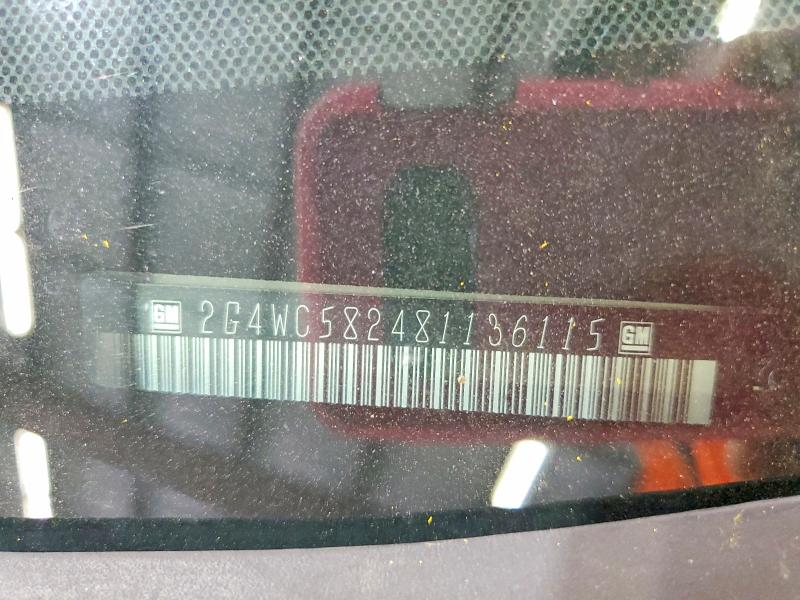 Aukcja sprzedaży 2008 Buick Lacrosse, vin: 2G4WC582481136115, numer aukcji: 59342076