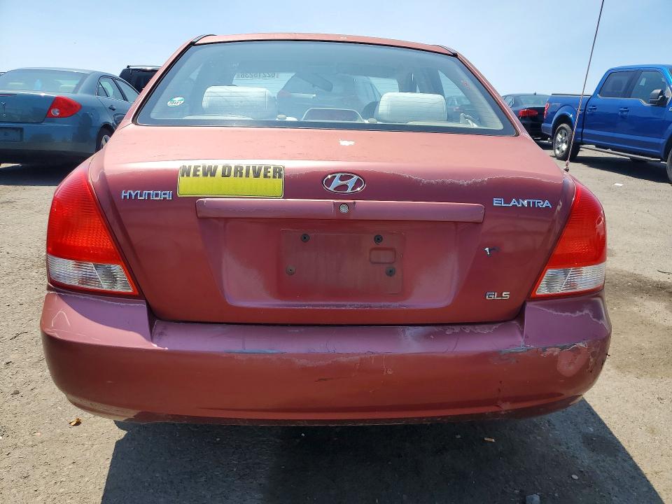 2002 Hyundai Elantra მანქანა იყიდება აუქციონზე, vin: KMHDN45D92U399911, აუქციონის ნომერი: 62215236