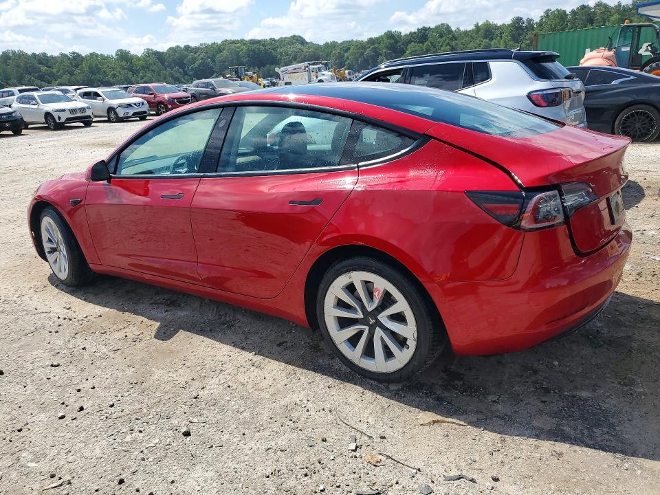 61574236 :رقم المزاد ، 5YJ3E1EA1NF187747 vin ، 2022 Tesla Model 3 مزاد بيع