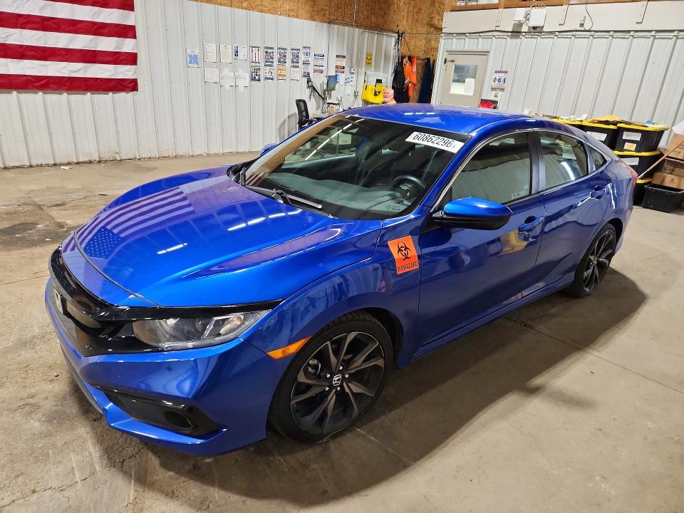 Продаж на аукціоні авто 2019 Honda Civic, vin: 19XFC2F88KE009646, номер лоту: 60862296