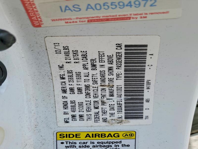 Продажа на аукционе авто 2013 Acura Tl, vin: 19UUA8F52DA010921, номер лота: 60744146