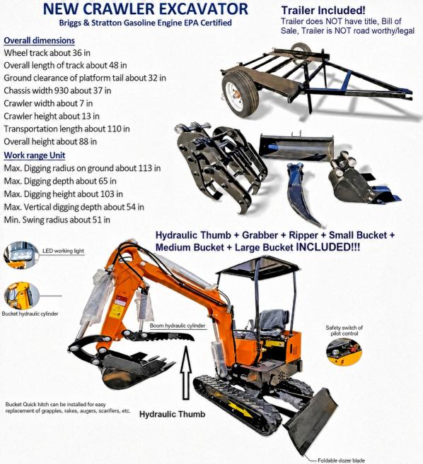 2026 Others 1 Ton Canopy + Hydraulic Thumb მანქანა იყიდება აუქციონზე, vin: 38912789, აუქციონის ნომერი: 61666486