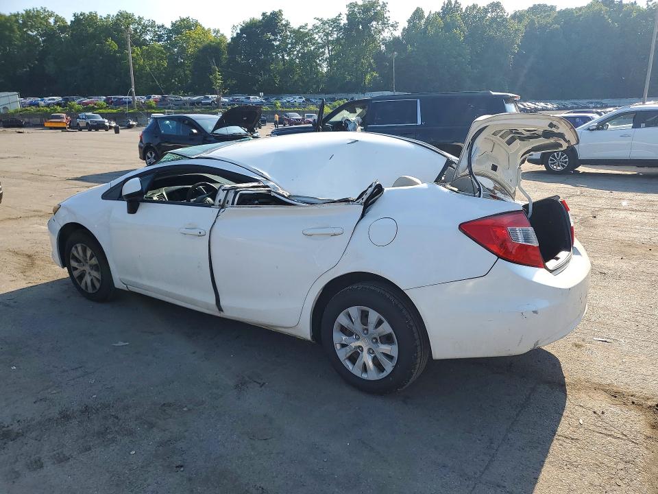 61201286 :رقم المزاد ، 2HGFB2F59CH604506 vin ، 2012 Honda Civic مزاد بيع