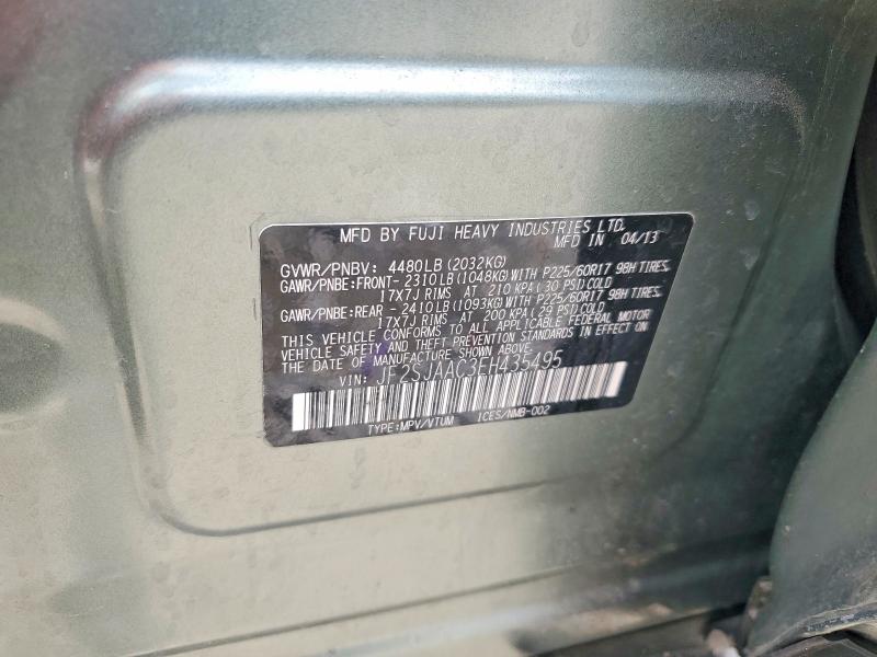 Продаж на аукціоні авто 2014 Subaru Forester, vin: JF2SJAAC3EH435495, номер лоту: 62583316
