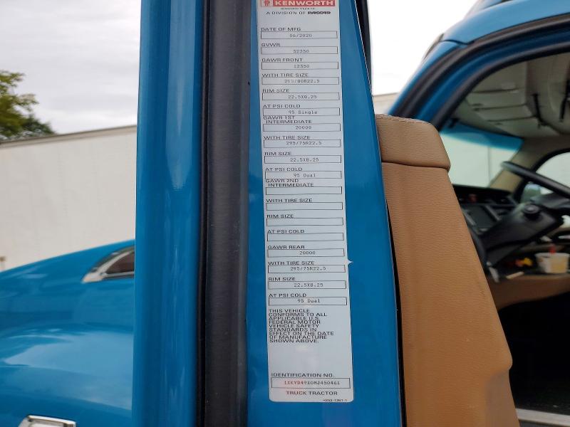 Aukcja sprzedaży 2021 Kenworth T680, vin: 1XKYD49X0MJ450461, numer aukcji: 61390656