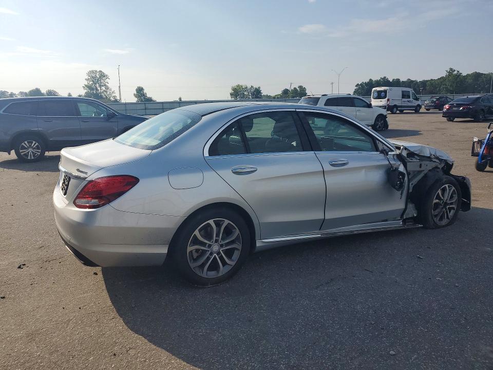 59594146 :رقم المزاد ، 55SWF4KB2HU207368 vin ، 2017 Mercedes-benz C مزاد بيع