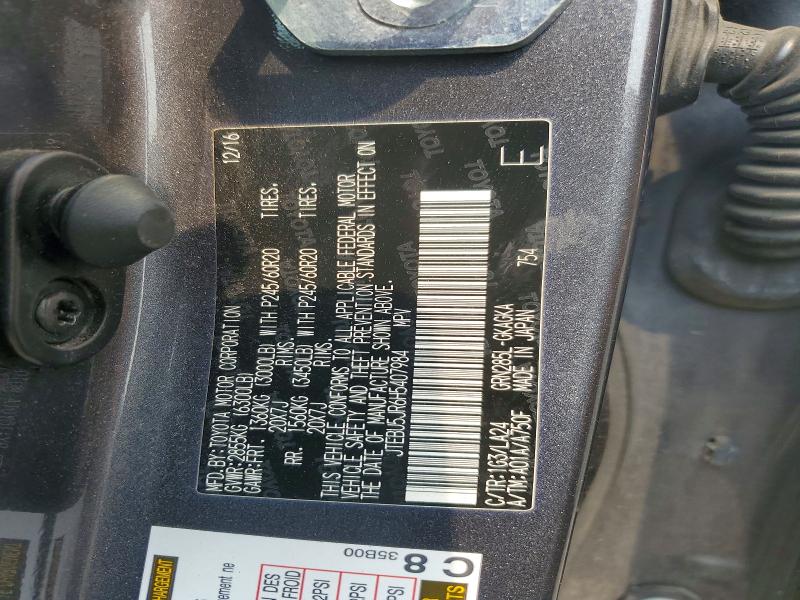 Aukcja sprzedaży 2017 Toyota 4runner, vin: JTEBU5JR6H5407984, numer aukcji: 61950176