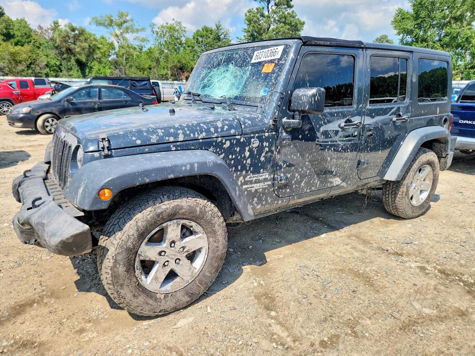 Продаж на аукціоні авто 2017 Jeep Wrangler Unlimited, vin: 1C4BJWDG1HL615456, номер лоту: 60310366