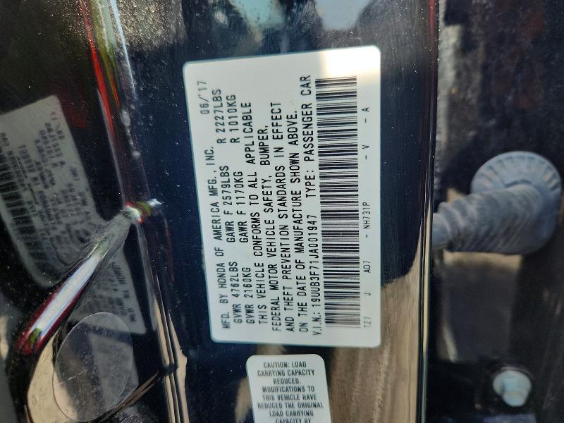 Продажа на аукционе авто 2018 Acura Tlx, vin: 19UUB3F71JA001947, номер лота: 62442856