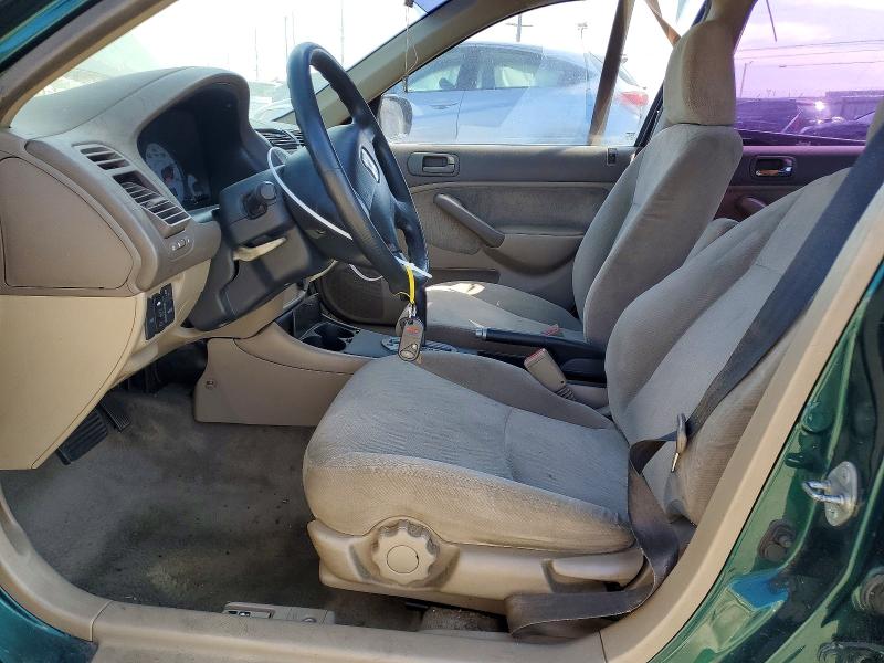 2002 Hond Civic მანქანა იყიდება აუქციონზე, vin: 2HGES26772H541837, აუქციონის ნომერი: 61630756