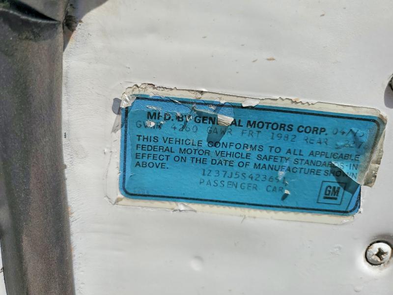 60477646 :رقم المزاد ، 1Z37J5S423691 vin ، 1975 Chevrolet Corvette مزاد بيع