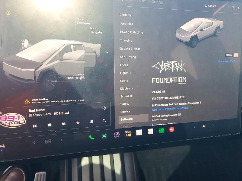 59350306 :رقم المزاد ، 7G2CEHED6RA021212 vin ، 2024 Tesla Cybertruck مزاد بيع