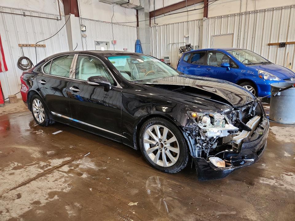 60138196 :رقم المزاد ، JTHCL1EF4A5006765 vin ، 2010 Lexus Ls مزاد بيع