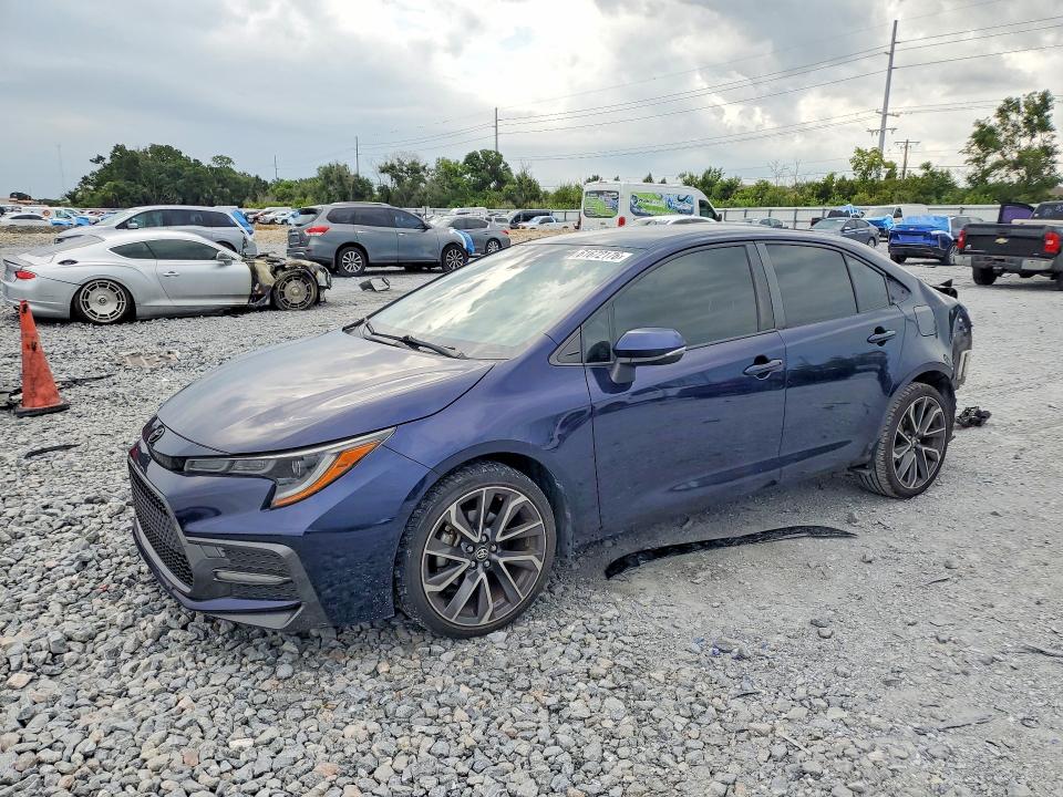 61672176 :رقم المزاد ، JTDS4MCE4NJ082389 vin ، 2022 Toyota Corolla مزاد بيع
