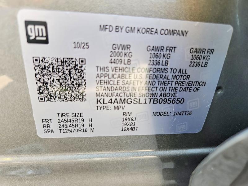 Aukcja sprzedaży 2026 Buick Encore Gx, vin: KL4AMGSL1TB095650, numer aukcji: 59093356