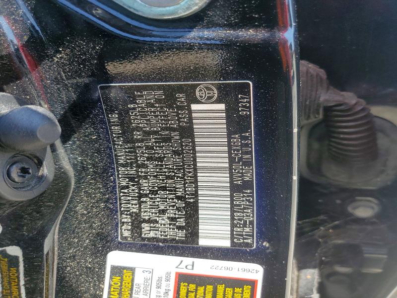 2012 Toyota Camry Hybrid მანქანა იყიდება აუქციონზე, vin: 4T1BD1FKXCU002620, აუქციონის ნომერი: 59683576