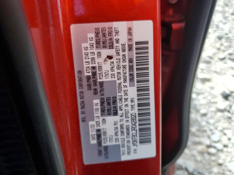 Aukcja sprzedaży 2024 Mazda Cx-5, vin: JM3KFBCL2R0428620, numer aukcji: 61113096