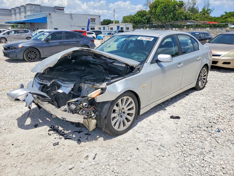 2006 Bmw 525 მანქანა იყიდება აუქციონზე, vin: WBANE53526CK90614, აუქციონის ნომერი: 62275306