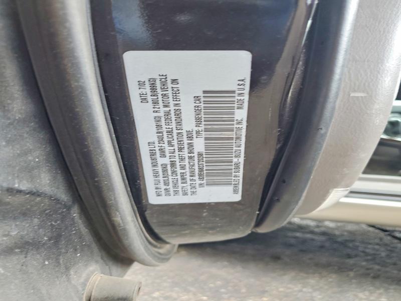 Продаж на аукціоні авто 2003 Subaru Legacy, vin: 4S3BE896237202981, номер лоту: 60085436