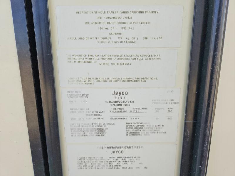Продажа на аукционе авто 2016 Jayco Northpoint, vin: 1UJCJ0BV9G1LY0138, номер лота: 57421886