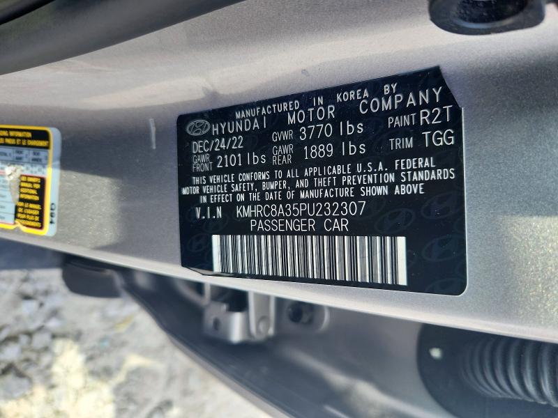 Продаж на аукціоні авто 2023 Hyundai Venue, vin: KMHRC8A35PU232307, номер лоту: 59616976
