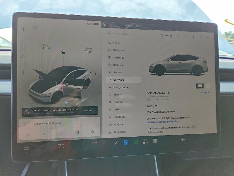 61500576 :رقم المزاد ، 7SAYGDEE2TA465766 vin ، 2026 Tesla Model Y مزاد بيع