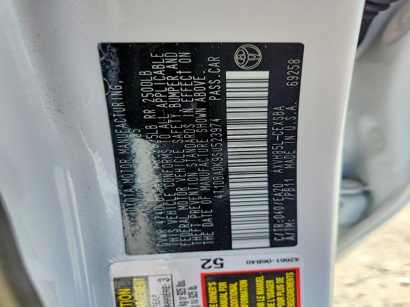 Aukcja sprzedaży 2025 Toyota Camry, vin: 4T1DBADK9SU523974, numer aukcji: 62123316