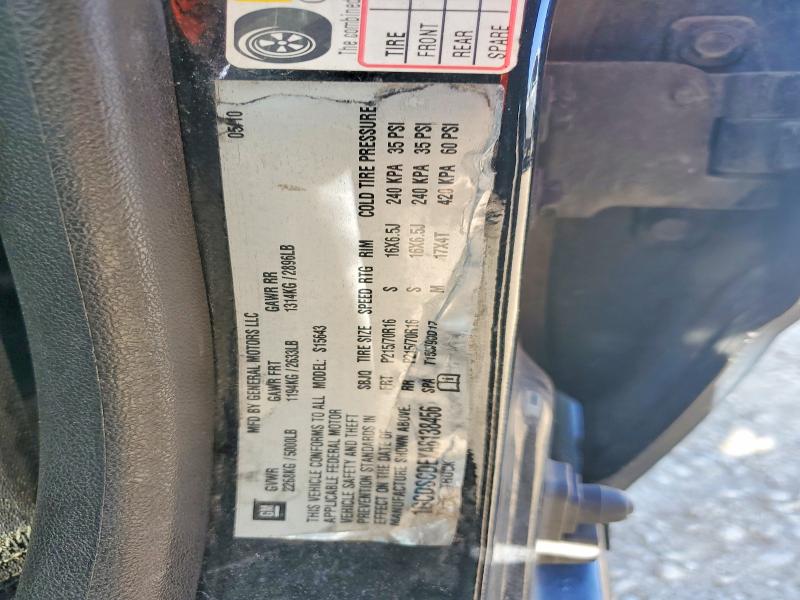 Aukcja sprzedaży 2010 Chevrolet Colorado, vin: 1GCDSCDEXA8138456, numer aukcji: 61717336