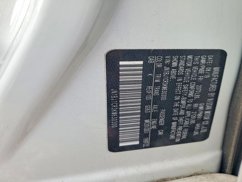 60652326 :رقم المزاد ، JN1BJ1CR3KW630300 vin ، 2019 Nissan Rogue Sport مزاد بيع