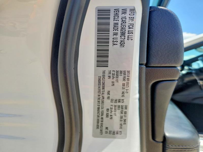 Продажа на аукционе авто 2021 Jeep Grand Cherokee, vin: 1C4RJEAG9MC714341, номер лота: 60198536