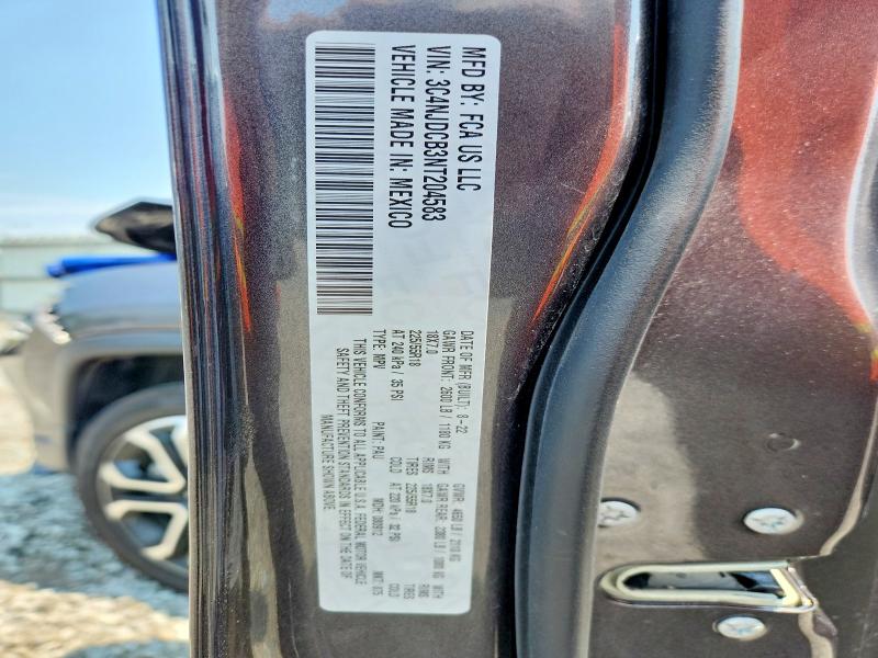 61722066 :رقم المزاد ، 3C4NJDCB3NT204583 vin ، 2022 Jeep Compass مزاد بيع
