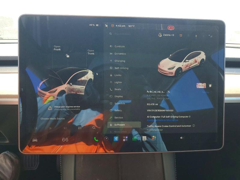 Aukcja sprzedaży 2022 Tesla Model 3, vin: 5YJ3E1EB6NF195920, numer aukcji: 62012376