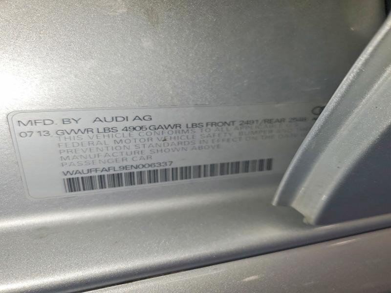 59142116 :رقم المزاد ، WAUFFAFL9EN006337 vin ، 2014 Audi A4 مزاد بيع