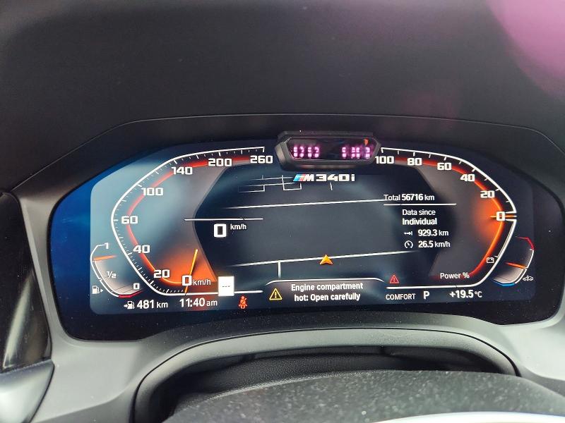 2022 Bmw M340i მანქანა იყიდება აუქციონზე, vin: WBA5U9C05NFL90119, აუქციონის ნომერი: 61593816