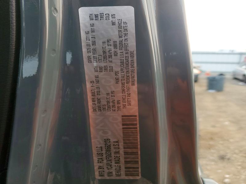 2025 Jeep Wrangler მანქანა იყიდება აუქციონზე, vin: 1C4PJXFG6SW662139, აუქციონის ნომერი: 60997976