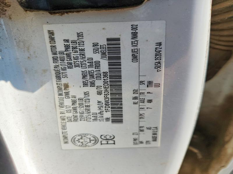 Aukcja sprzedaży 2017 Ford F350, vin: 1FD8W3F63HED01368, numer aukcji: 62894496