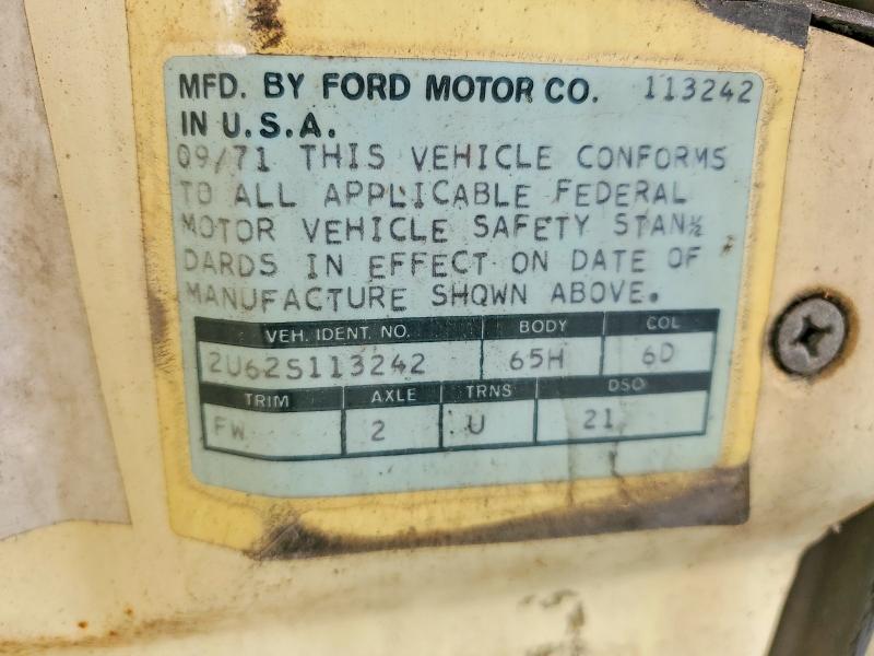 60966776 :رقم المزاد ، 2U62S113242 vin ، 1972 Ford Ltd مزاد بيع