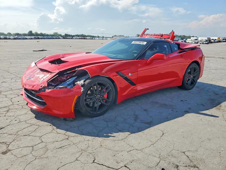60228656 :رقم المزاد ، 1G1YJ2D71F5105055 vin ، 2015 Chevrolet Corvette مزاد بيع