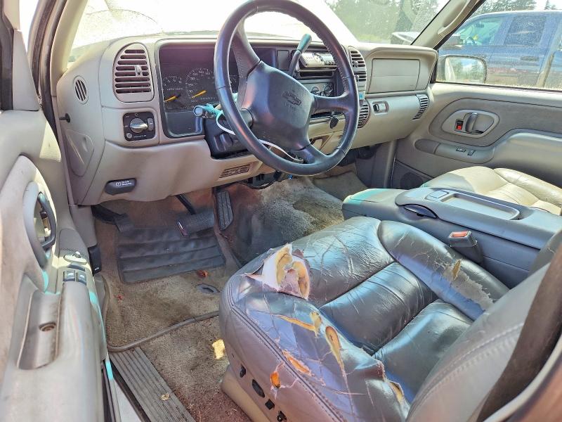 1999 Chevrolet Suburban მანქანა იყიდება აუქციონზე, vin: 3GNFK16R8XG127205, აუქციონის ნომერი: 62906766