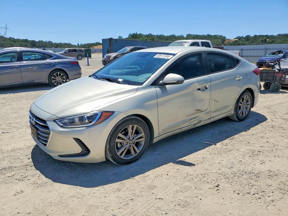 2018 Hyundai Elantra მანქანა იყიდება აუქციონზე, vin: KMHD84LFXJU474576, აუქციონის ნომერი: 60672586