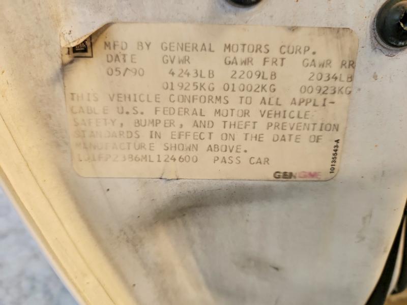 Продажа на аукционе авто 1991 Chevrolet Camaro, vin: 1G1FP2386ML124600, номер лота: 59974856