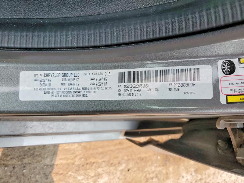 Aukcja sprzedaży 2013 Chrysler 200, vin: 1C3CCBCG2DN751820, numer aukcji: 61119176
