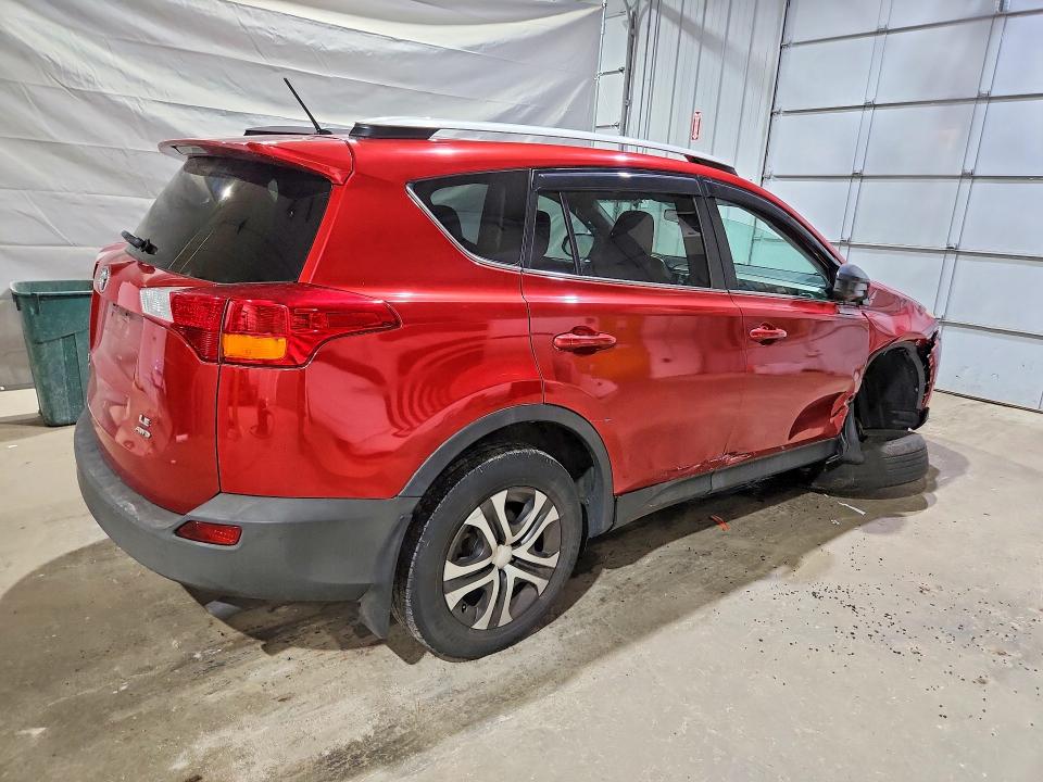 59058196 :رقم المزاد ، 2T3BFREV2FW261375 vin ، 2015 Toyota Rav4 مزاد بيع