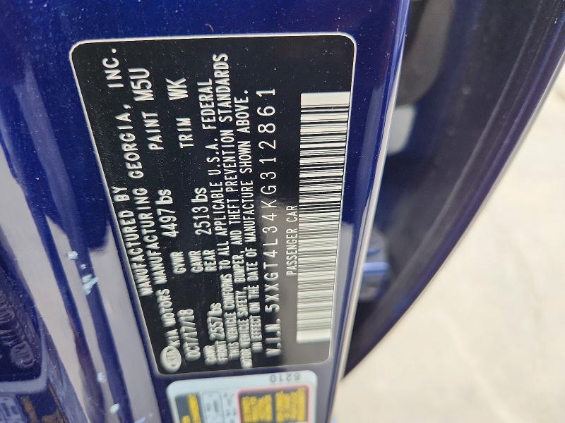 Продажа на аукционе авто 2019 Kia Optima, vin: 5XXGT4L34KG312861, номер лота: 62477506