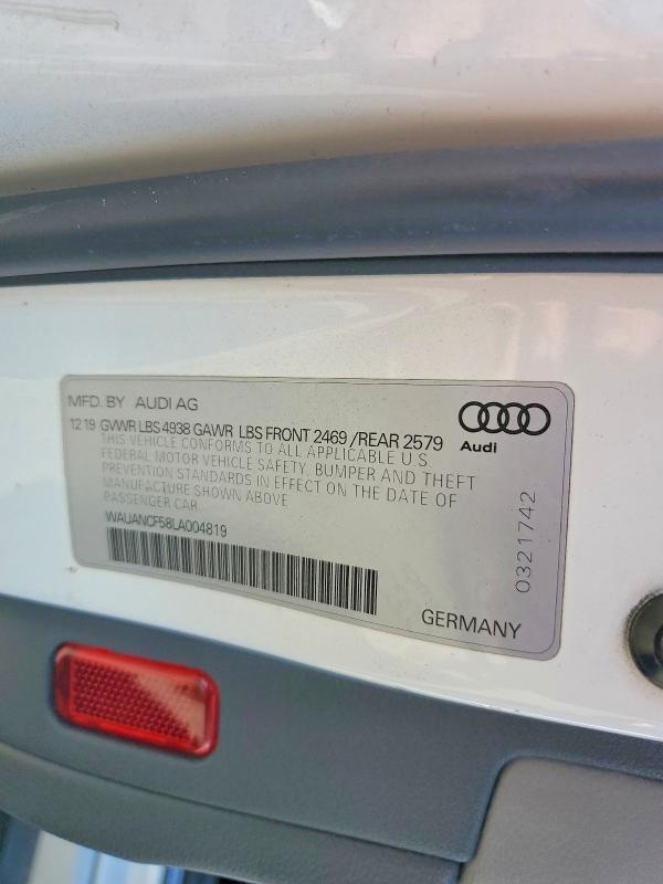 Продажа на аукционе авто 2018 Audi A5, vin: WAUENCF59JA046110, номер лота: 60011156