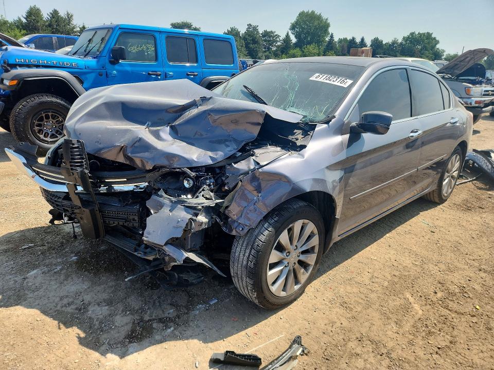 61182316 :رقم المزاد ، 1HGCR2F86EA138625 vin ، 2014 Honda Accord مزاد بيع